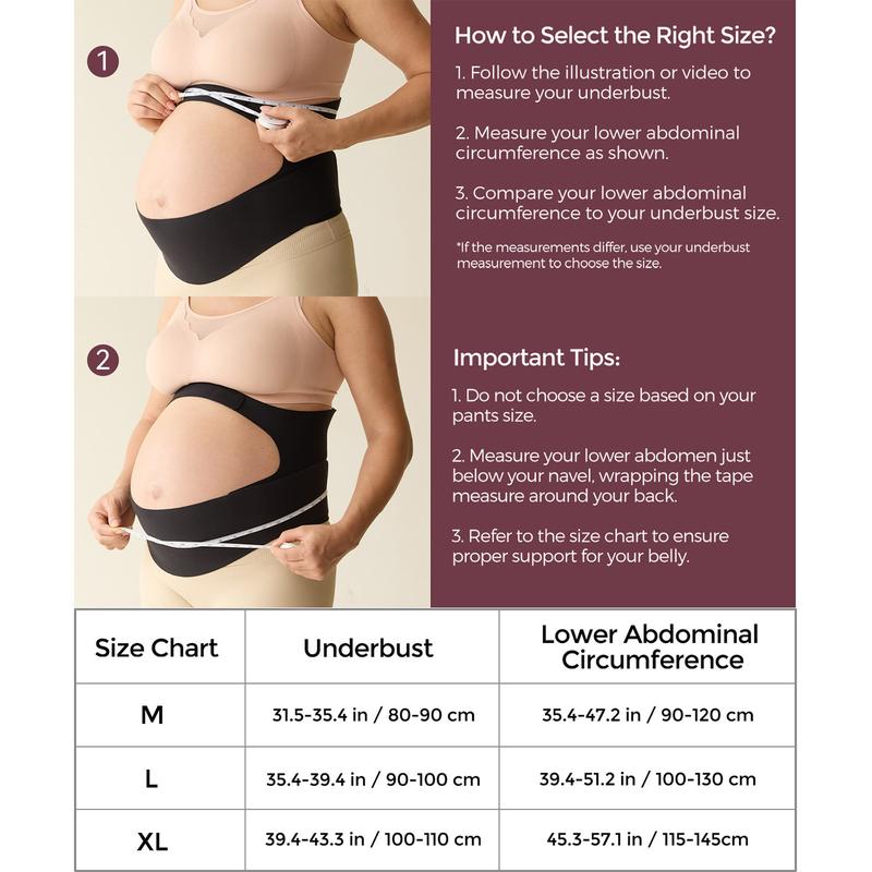 MaternityHaven Belly Bump Support Band
